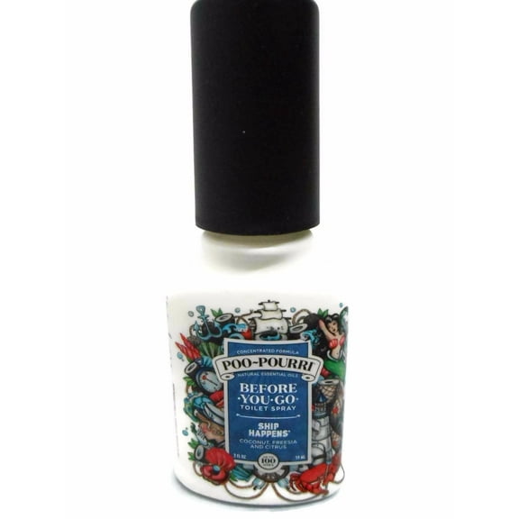Poo~Pourri - Ship Happens Before-You-Go Toilet Spray Coconut, Freesia and Citrus - 2 oz.