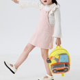 thumbnail image 3 of AMERTEER Kid‘s Engineering Vehicle Backpack Plush Kindergarten Schoolbag Zipper Closure, 3 of 7