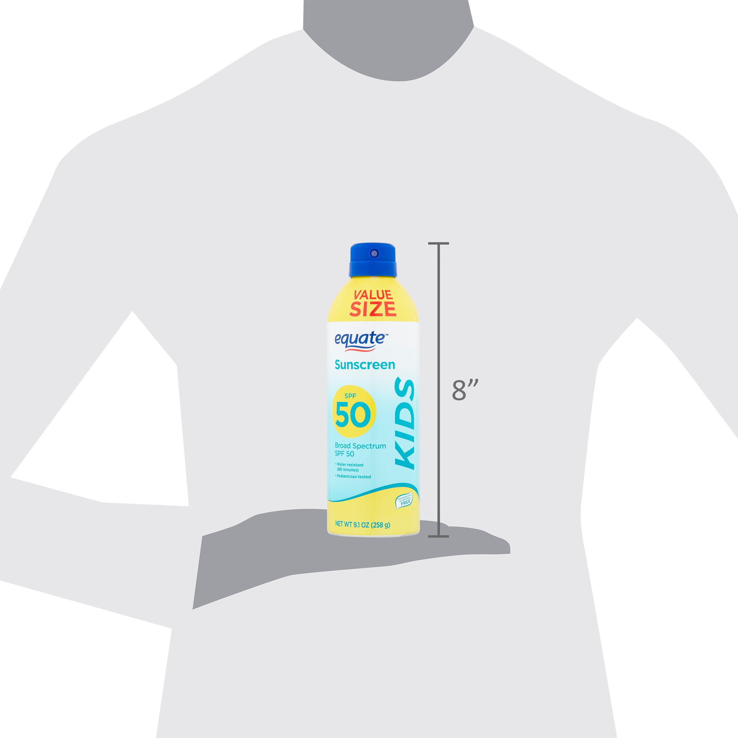 Equate Kids Broad Spectrum Sunscreen Continuous Spray, SPF 50, 10 oz