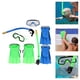 thumbnail image 4 of 1 Juego de equipo de snorkel para niños, gafas de snorkel con vista amplia, aletas de buceo, 4 of 5