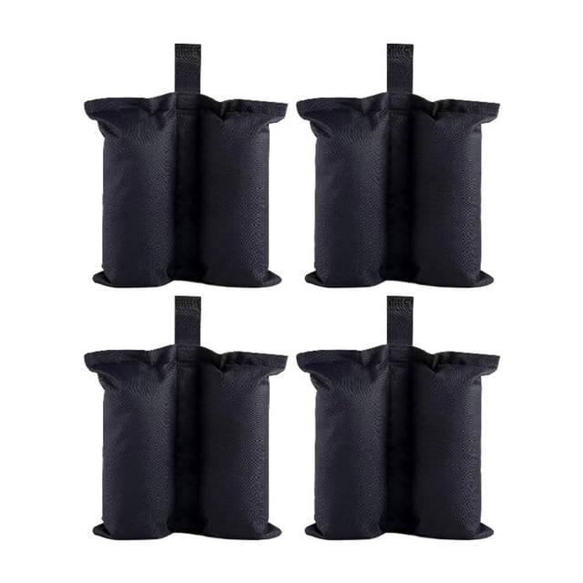 Almencla 4 Pcs Poids pour Tente à Auvent Sacs de Sable Vides pour Trampoline Pare-Soleil Extérieur S