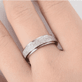 thumbnail image 2 of DESIGNICE Fidget Ring,Versatile for Any Occasion Fidget Rings,Rotatable Design Anxiety Ring,11, 2 of 2