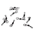 thumbnail image 3 of 10x Giratorio de material acero Inoxidable Cola Accesorios de Pesca Flexi Anillo Swivels, 3 of 6