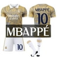 thumbnail image 1 of 2425 Real Madrid Dragon Pattern Joint Special Edition Mbappe Football Jersey No. 7 Ronaldo Jersey Set No. 5 Bellingham No. 10 Mbappe with Socks Set2XL, 1 of 2