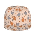 thumbnail image 2 of Haiem Funny Chicken Classic Snapback Cap Flat Bill Hat Baseball Cap Adjustable Size Cotton Dad Hat, 2 of 9