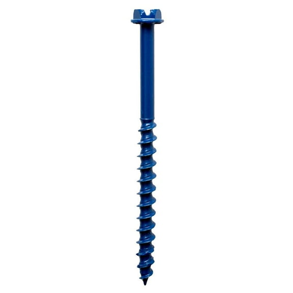Simpson TNT18234HC8 3/16 x2-3/4  Hex Head Titen Turbo Concrete Screws 8-Pk
