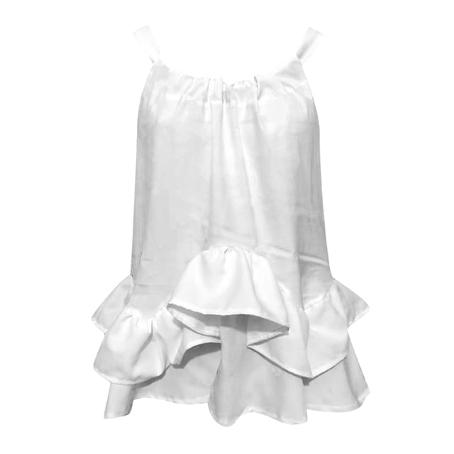 Dinheiro Camisas sin mangas casuales para mujer con cuello halter y blusas con estampado, L,