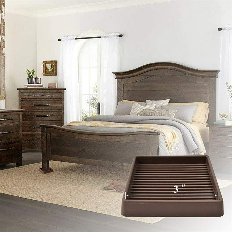 NOGIS Non Slip Furniture Pads 3x3 Rubber Anti Skid Caster Cups