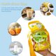 thumbnail image 5 of Botellas De Agua Vasos de oso/rana de 850ml para niños, teteras de paja para bebidas dobles, botellas de agua (amarillo) Likrtyny Libre de BPA, 5 of 8