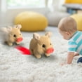 thumbnail image 5 of Fufafayo under $5 Plush Pig Toy, Plush Pig Toy, Stuffed Animal with Vertical Ears, Soft Cuddly Companion for Bed, Nursery, Playroom, Interactive Plushies for Toddlers, Birthday Gift, 5 of 6