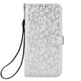 thumbnail image 1 of Allytech for iPhone 12 Mini Case 5.4 inch 2020, PU Leather and Soft TPU Bumper Shockproof Cover with Hand Strap Magnetic Snap Flip Stand Case for iPhone 12 Mini, Silver, 1 of 5