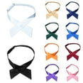 thumbnail image 2 of Trayknick Men Women Formal Party Wedding Adjustable Cross Bow Tie Wear Accessory Gift, 2 of 13