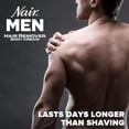 thumbnail image 2 of Nair Men Hair Remover Cream with Pump, for Chest, Back, Legs & Arms, Works While You Shower, for Smooth Looking Skin, 312g, 2 of 7