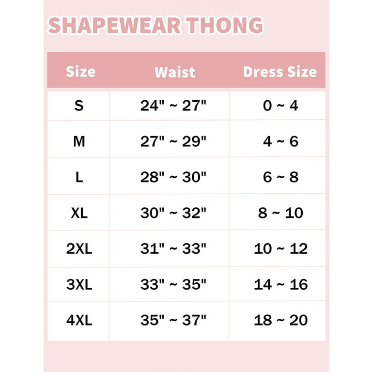 Seamless Thong Shapewear for Women Tummy Control Body Shaper Panties High  Waist Shaping Underwear, Black-M/L 