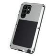 thumbnail image 3 of for Samsung Galaxy S23 Ultra Case, 360 Full Body Protective Cover Heavy Duty Shockproof Armor Aluminum Alloy Metal Case with Silicone for Samsung Galaxy S23 Ultra,Silver, 3 of 9