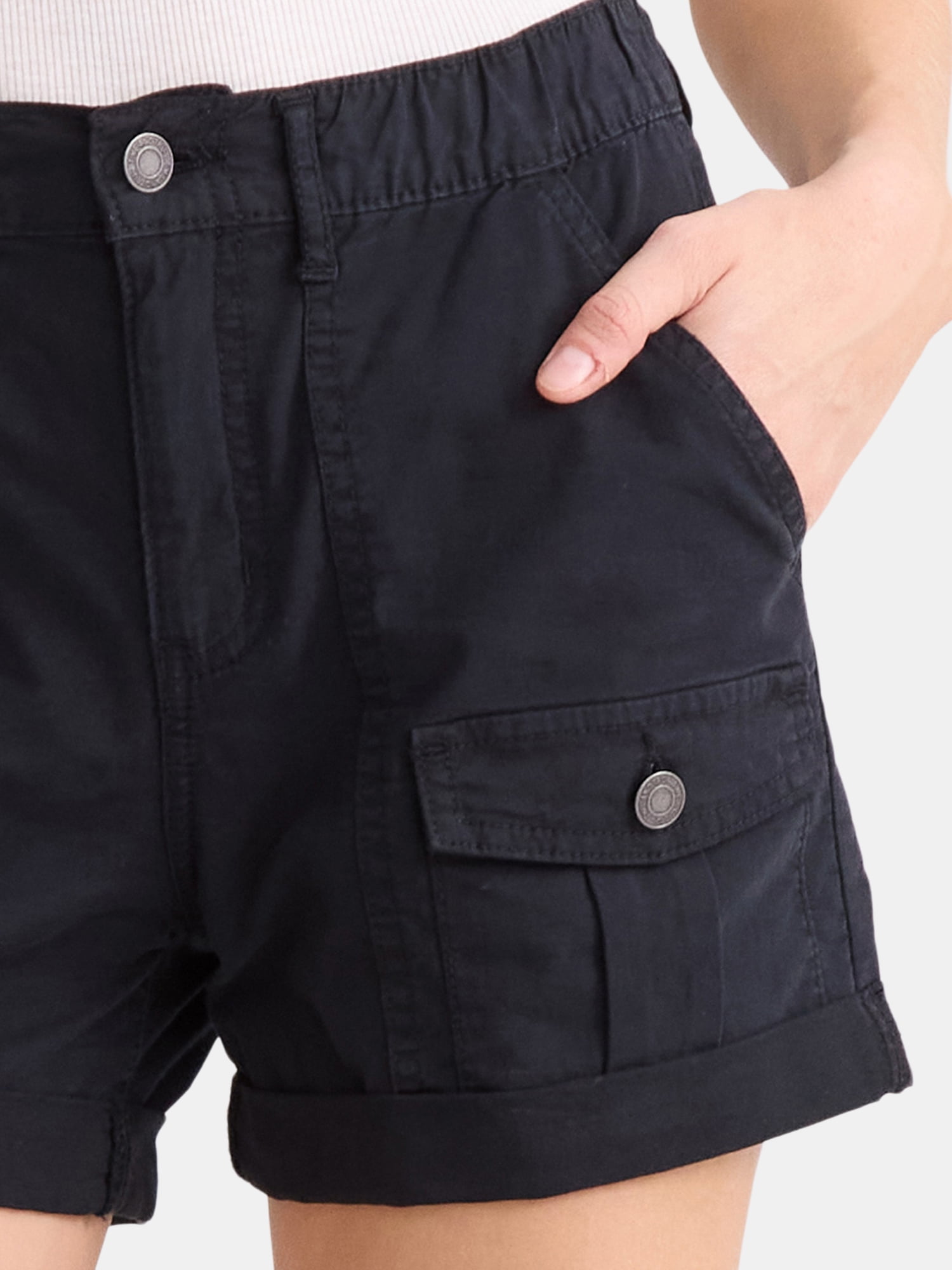 Time and Tru Women's Utility Shorts, 4" Inseam, Sizes 0-22