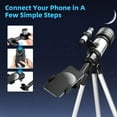 thumbnail image 6 of Kailwokk Telescope for Adults & Kids, 70mm Aperture Portable Telescopes with Height Adjustable Tripod & Phone Adapter, Astronomy Beginner Gift, 6 of 8