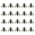 thumbnail image 4 of jinwen 20Pcs Fly Fishing Flies High Simulation with Hook for Salmon Snapper Sunfish Small, 4 of 9