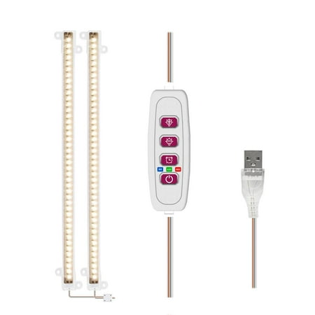 

Younar LED Grow Light Strip Grow Light Auto On&Off Every Day Sunlike with Upgraded Controller 84 LEDs / 168LEDs 5 Brightness Adjustable Levels for Indoor Plants impart