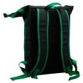 thumbnail image 3 of X RAY JEANS Mens Waterproof Expandable Roll Top Backpack, Black/Kelly Green, OS, 3 of 5