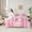 Pink, variant on Manfei Teens Female Kawaii Bow Knot Twin Bedding Sets 7-Piece,Dreamy Princess Bedding Comforter Set Microfiber,Love Heart Print Stripes Breathable Sheet Sets,Lightweight Room Decor,Reversible