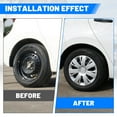 thumbnail image 5 of 4Pcs Set Hubcap,14" Universal Wheel Rim Cover Replacement,Compatible with Steel Wheels,Snap on Installation,PP Material,Lacquer, 5 of 7