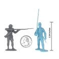 thumbnail image 2 of BMC CTS Marx Civil War Plastic Army Men - 31pc Powder Blue & Gray Soldier Figure, 2 of 6