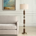 thumbnail image 2 of Uttermost Stacked Wooden Floor Lamp in Brown, 2 of 6