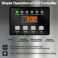 thumbnail image 5 of Coolski Commercial Ice Maker, 100 lbs/24H Under Counter Ice Machine, 34 lbs Bin, 5 of 9