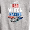 thumbnail image 3 of Hot Wheels - Red, White, and Racing  - Toddler And Youth Crewneck Fleece Sweatshirt, 3 of 5