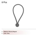 thumbnail image 3 of Magnetic Cable Clips 7.5 Inch x 0.5 Inch Gray for Home, Kitchen, Office, 6 Pcs, 3 of 5