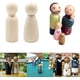 thumbnail image 2 of 50 figuras pintadas de madera, figuras de cono de madera, figuras de juego de madera, figuras de juego de bricolaje de madera con caja de almacenamiento. Adecuado para bodas, decoración de fiestas de, 2 of 5