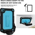 thumbnail image 5 of SOATUTO for Nokia T10 Tablet Case / for Nokia T10 8 inch 2022 Tablet Case Cover Hybrid Kids Friendly Cover Built-in Hand Free Kickstand Shoulder Strap Come With 9H Screen Protector (Black+Blue/2 Pcs), 5 of 6