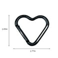 thumbnail image 1 of 10X Alloy Carabiner Key Chain Workmanship Bag Hook Exquisite Compact Size Long-lasting Exquisite Organization Smooth Surface Bag Hook Bottle Clip Pink, 1 of 9