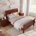 thumbnail image 2 of Furniture of America Arabella Wood 3-Piece Full Bedroom Set in Cherry, 2 of 20