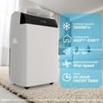 thumbnail image 3 of M optimized Portable Air Conditioner, 12000 BTU Air Cooler with Fan & Dehumidifier, Quiet AC Unit Cools Rooms up to 450 sq. ft, Remote Control, Auto Cooling, 3 of 3