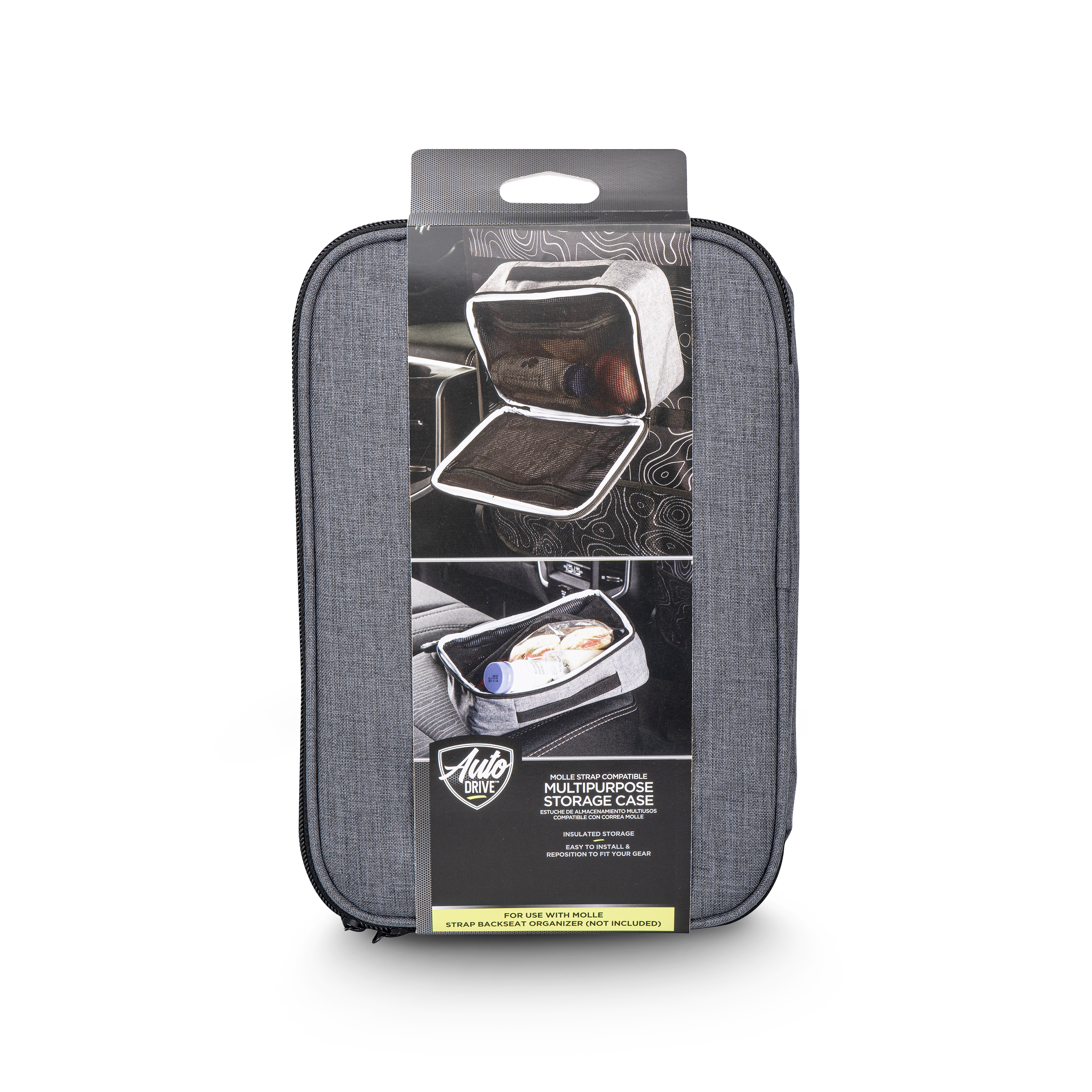 Auto Drive MOLLE Strap Compatible Multipurpose Insulated Storage Case - Universal - AZ534163
