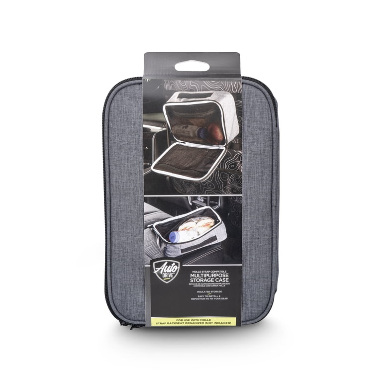 Auto Drive MOLLE Insulated Storage Case, Gray photo 3