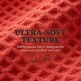 thumbnail image 3 of REGALWOVEN 2 Pack Solid Color Cotton Kitchen Towels, 100% Pure Cotton Soft Absorbent Dish Towels Red 25" x 15", 3 of 7