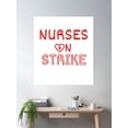 thumbnail image 2 of Nurses On Strike Poster Wall Art, Modern Wall Decor, 24x36 UNFRAMED, 2 of 3
