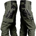 thumbnail image 2 of Wear Resistant Work Pant Man Multi-pocket Straight Cargo Trousers Outdoor Jogging Tactical Pants Spring Autumn Casual Trousers, 2 of 5