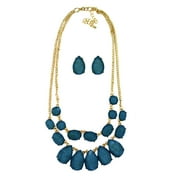 Time And Tru Blue Teardrop Set