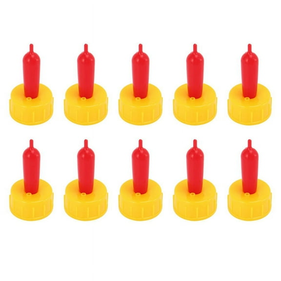 10Pcs Milk Drink Nipple Silicone for Teat Feed Lamb Sheep Pup Dog Foal Calf Easy Screw on Bottle