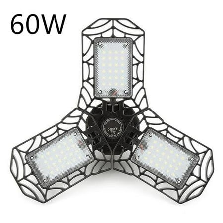 

Toyella LED garage light deformation folding light Black 60W