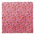 thumbnail image 4 of Bimba Foulard Foulard en Pure Soie Imprimée à Bourgeons Roses et Magnolias, Foulard Bandana pour Femme, Tête Cou, 40 x 80 Pouces, 4 of 6