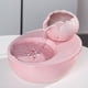 thumbnail image 1 of Dispensador de agua para mascotas de cerámica con fuente para gatos, filtro de circulación automático, color rosa, 1 of 2
