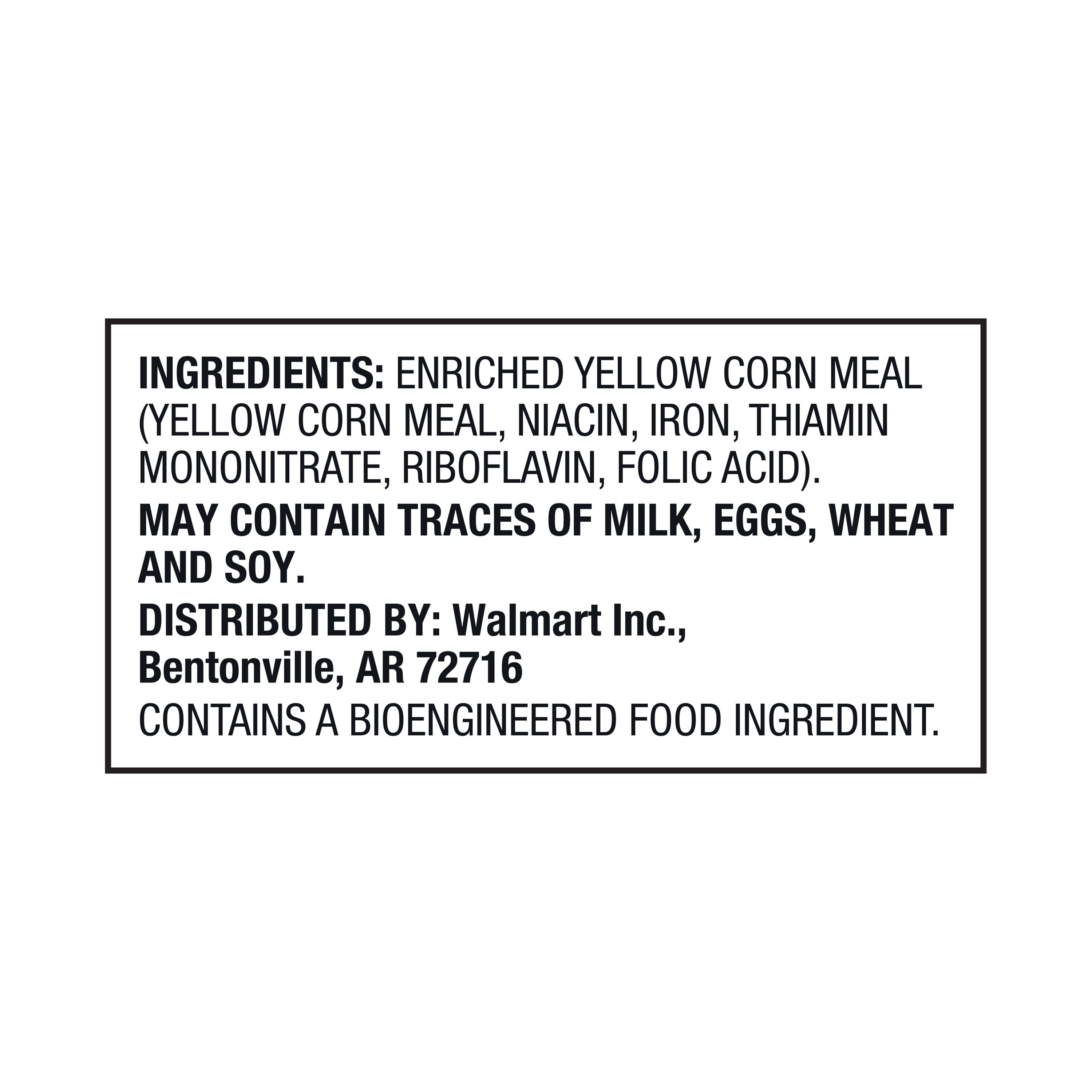 Great Value Enriched Yellow Corn Meal, 80 oz - image 4 of 8