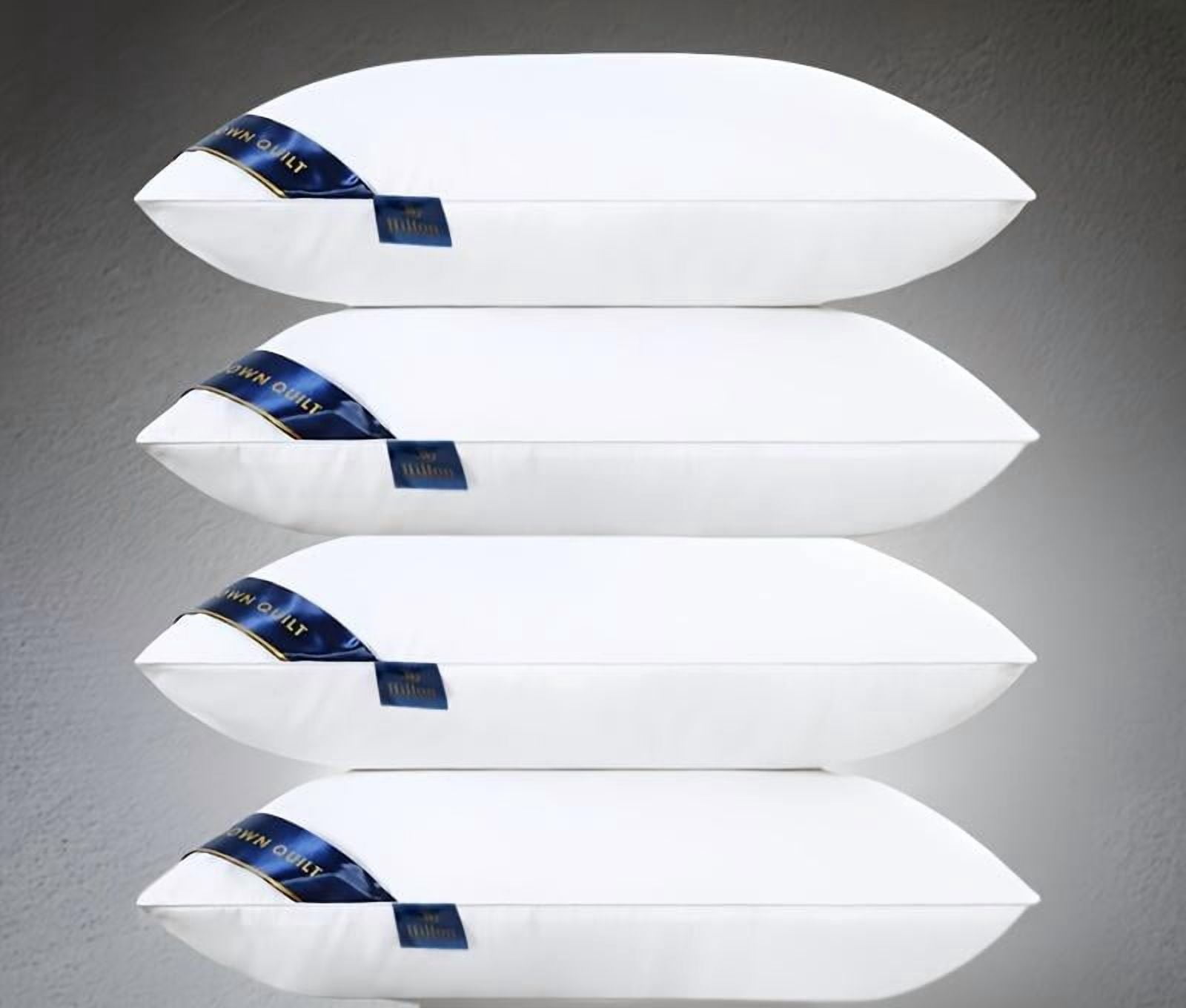 Standard Size Bed Pillows for Adult,4 Pack Great Support Pillows for Side,Stomach and Back Sleepers, Luxury Soft Supportive Plush Pillows Alternative to Down Pillows 17 x 27 inches