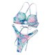 thumbnail image 1 of Damas con almohadilla en el pecho Sin correa sexy de acero Bikini con estampado dividido Conjunto de dos piezas Fridja  nalpqowj59677, 1 of 1