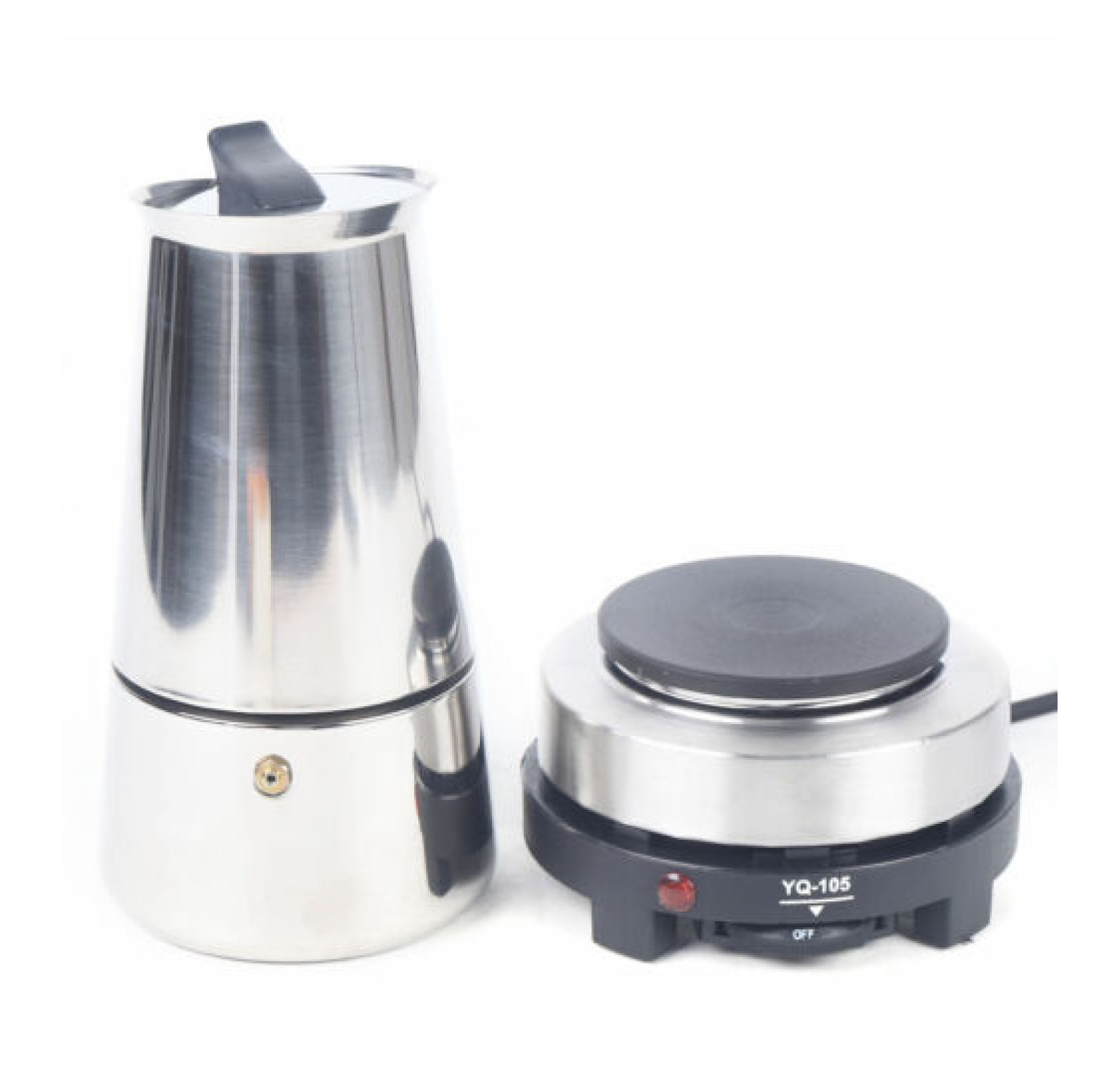 Cuban Coffee Maker Espresso 4/6/9 Cup Stainless Steel Stovetop Moka Coffee Maker